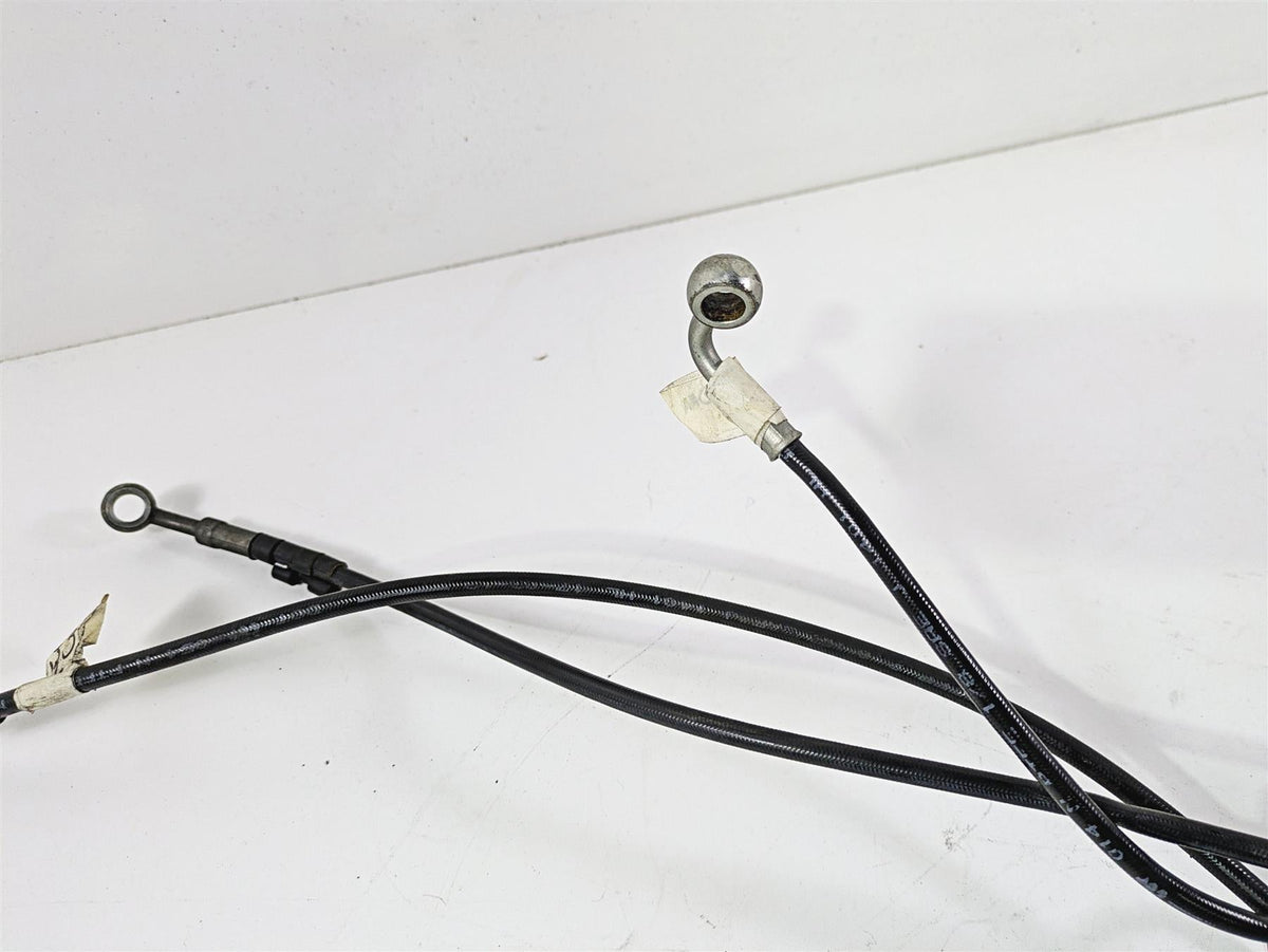 2013 Ducati Hyperstrada 821 Front Rear Abs Brake Line Set 61810451C 61911561A {{ shop.shopifyCountryName }} - Mototech271