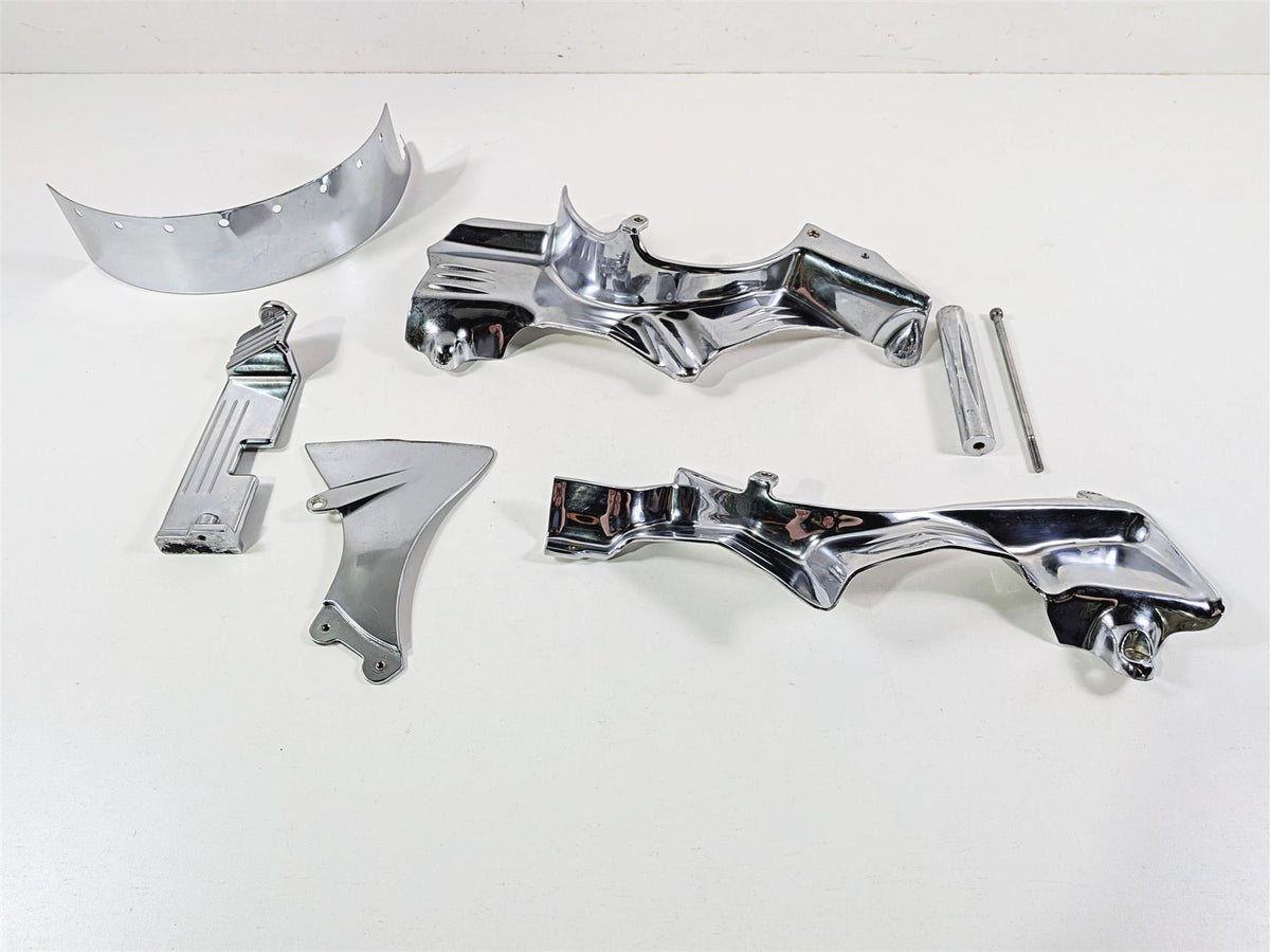 2003 Honda V-Twin VTX1800 C Kuryakyn Engine Case & Clutch Chrome Cover Set 7704 {{ shop.shopifyCountryName }} - Mototech271