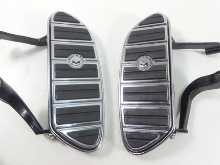 2010 Harley Touring FLHX Street Glide Willie G Skull Front Chrome Floor Boards {{ shop.shopifyCountryName }} - Mototech271