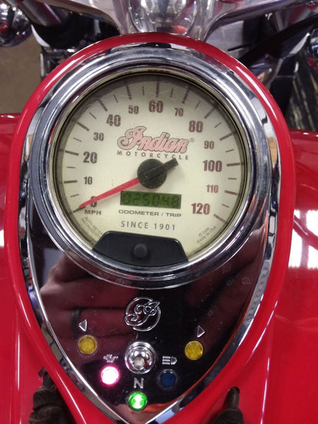 2003 Indian Spirit Springfield Speedometer Gauges Instrument 25K - Read 56-054 {{ shop.shopifyCountryName }} - Mototech271