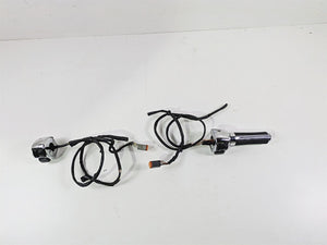 2004 Harley Softail FXSTDI Deuce Left Right Chrome Hand Control Switch 71682-06