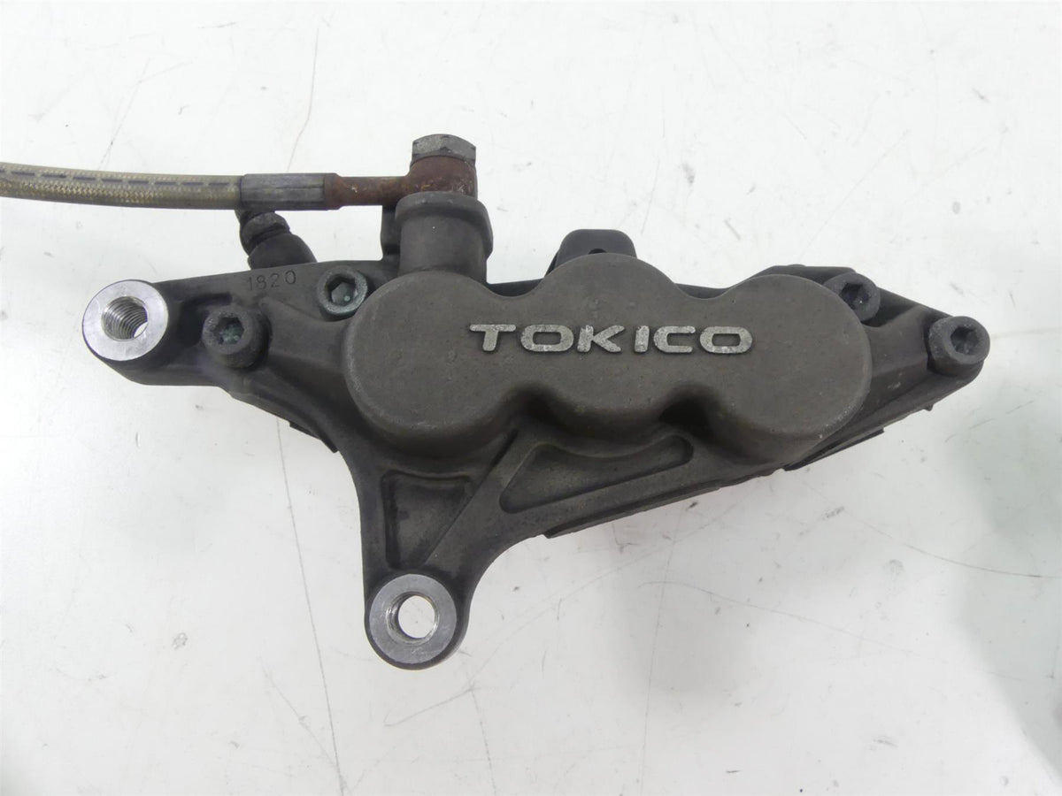2001 Kawasaki ZX600J2 ZX6R Ninja Front Tokico Brake Caliper Set 43041-1821-GZ {{ shop.shopifyCountryName }} - Mototech271