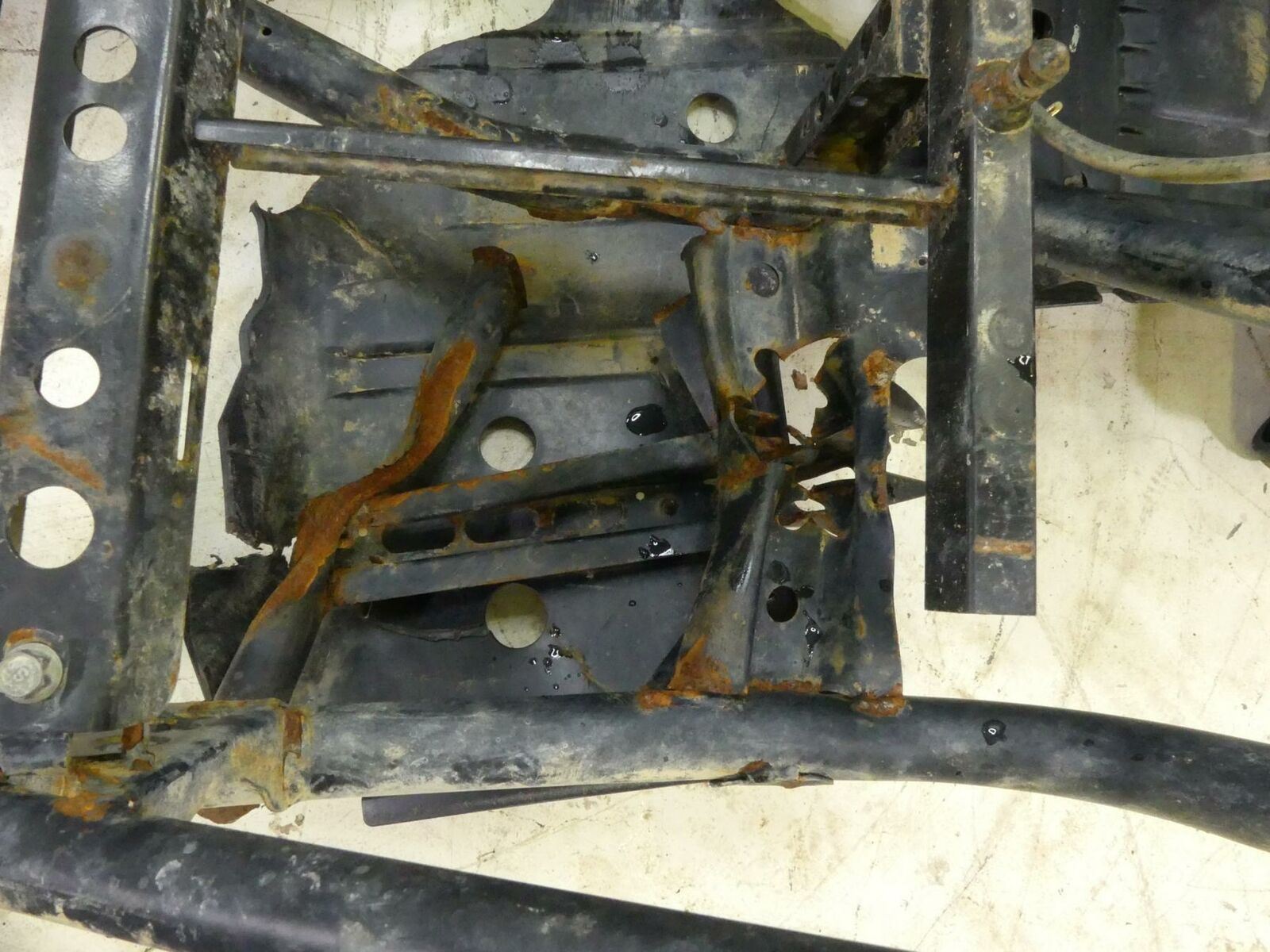 2017 Polaris RZR1000 XP EPS Bent Main & Sub Frame Subframe BOS 1022402 1021247 {{ shop.shopifyCountryName }} - Mototech271