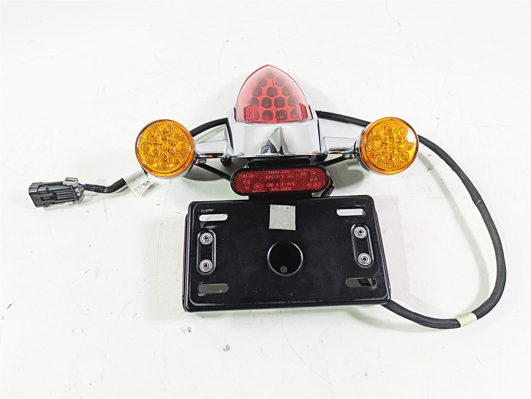 2018 Indian Chieftain Limited Chrome Taillight Blinker Plate Holder Set 5138445 {{ shop.shopifyCountryName }} - Mototech271