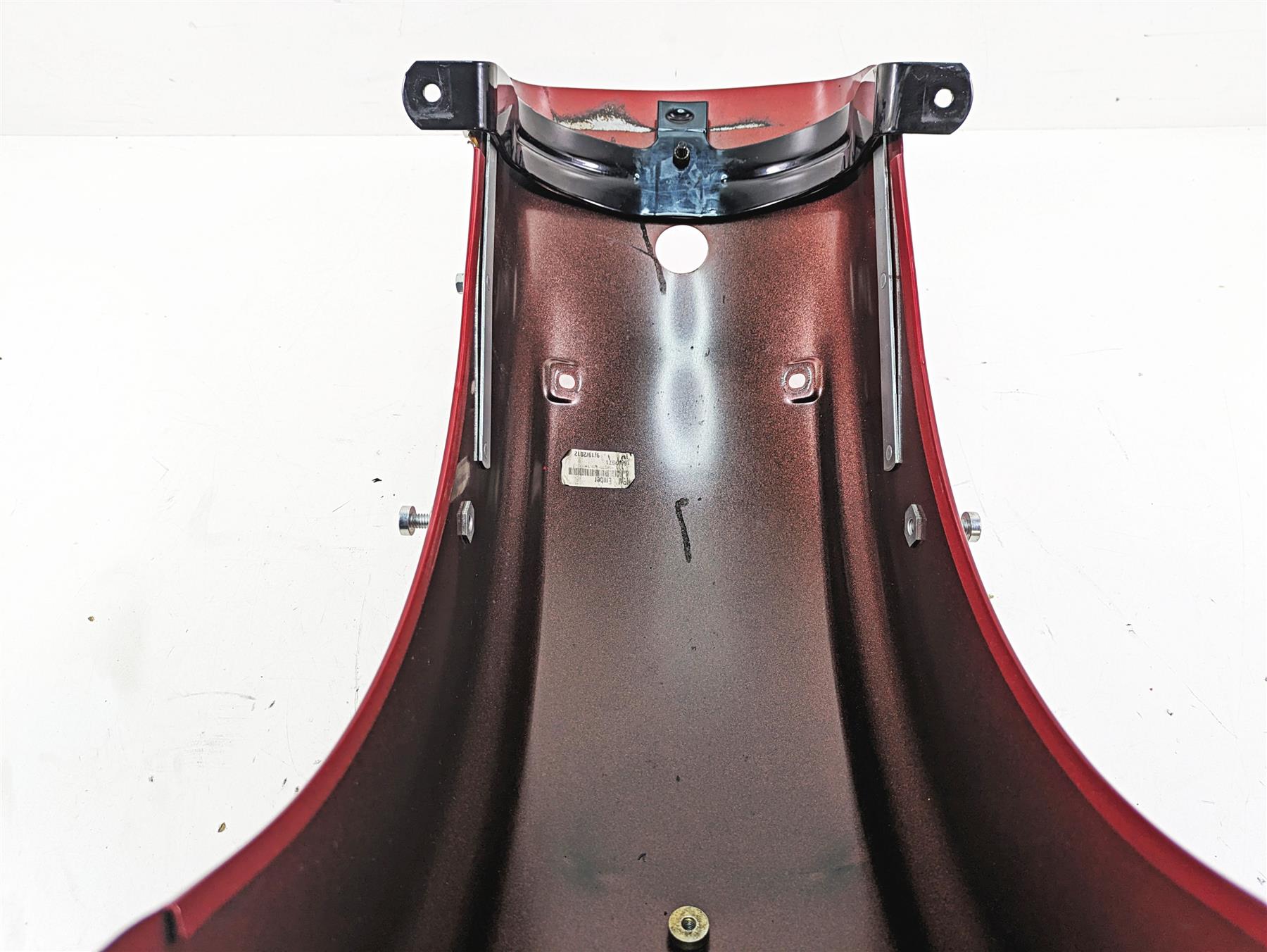 2013 Harley Touring FLHX Street Glide Rear Fender Amber Red Sunglo 58702-09 {{ shop.shopifyCountryName }} - Mototech271