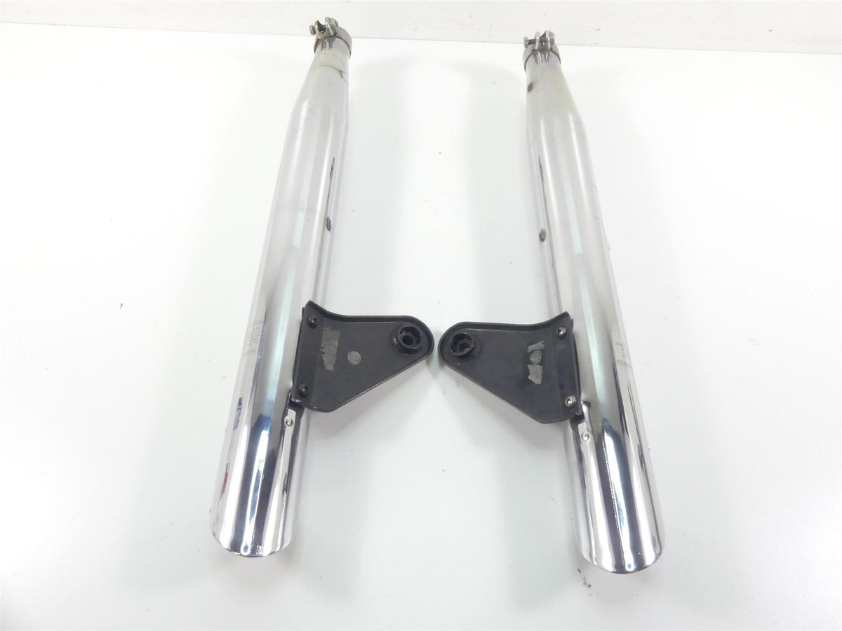 2002 Triumph Bonneville America Exhaust Pipe Muffler Set A9600059 A9600060 {{ shop.shopifyCountryName }} - Mototech271