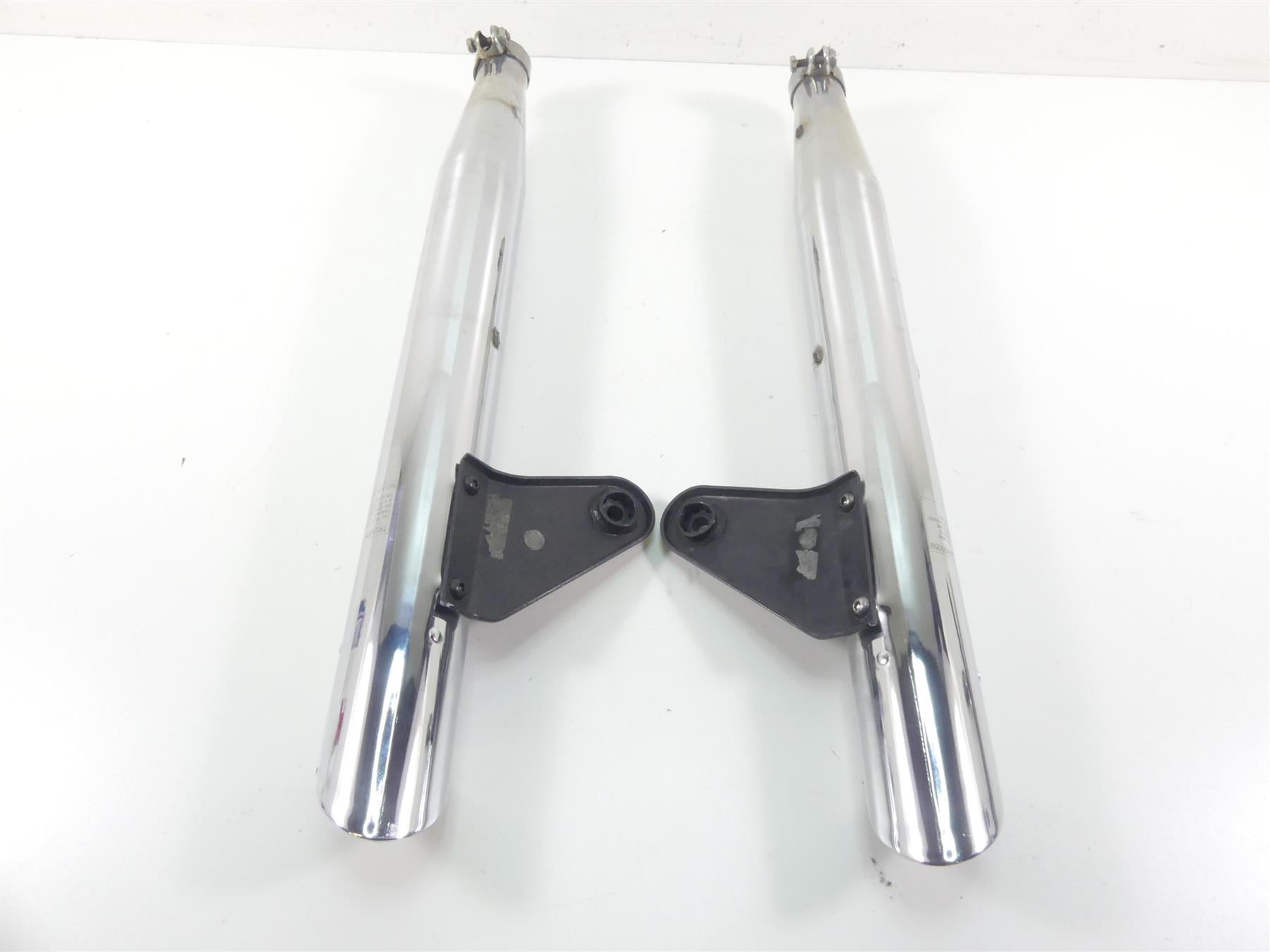 2002 Triumph Bonneville America Exhaust Pipe Muffler Set A9600059 A9600060 {{ shop.shopifyCountryName }} - Mototech271