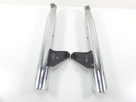 2002 Triumph Bonneville America Exhaust Pipe Muffler Set A9600059 A9600060 {{ shop.shopifyCountryName }} - Mototech271
