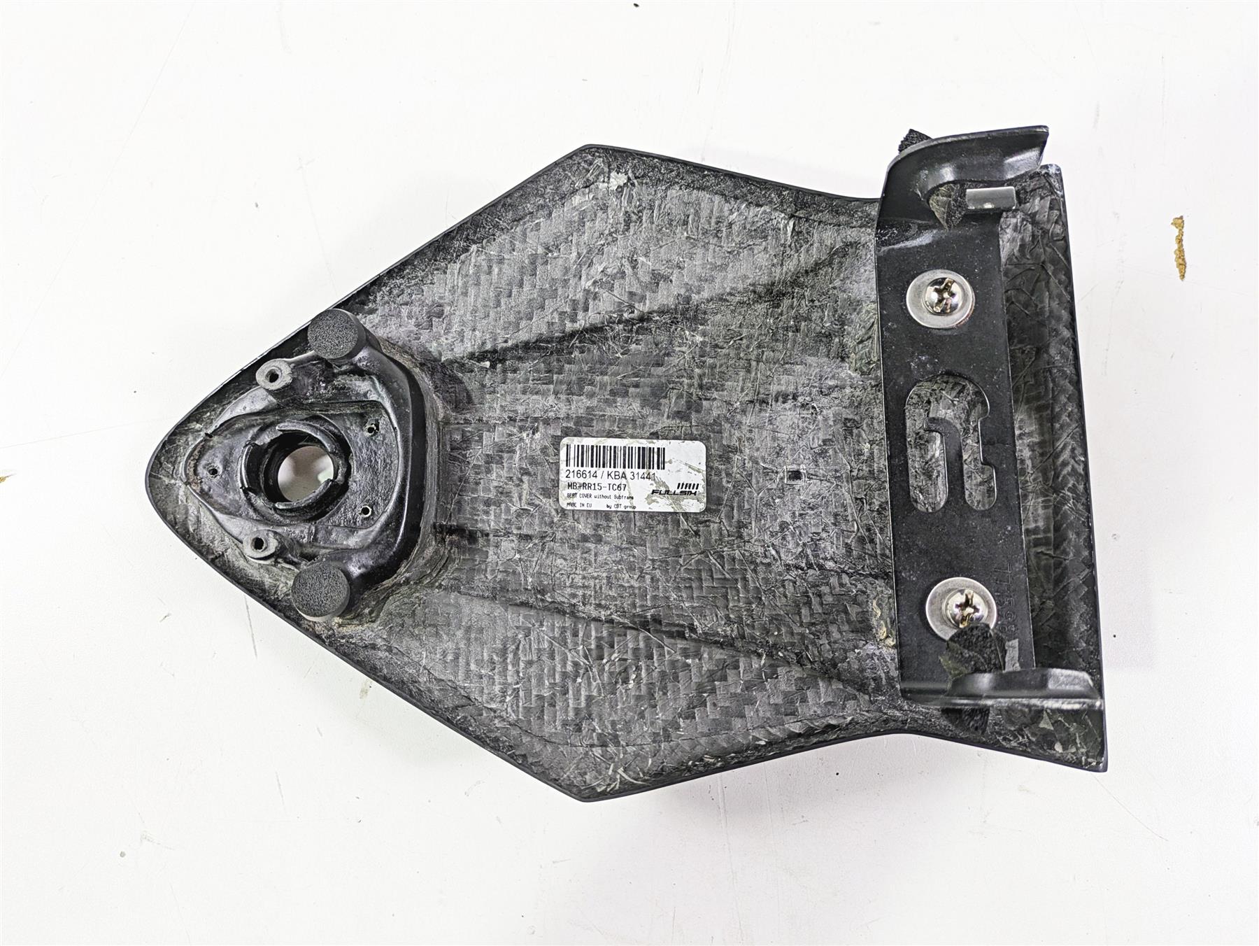 2016 BMW S1000RR K46 Fullsix Carbon Fiber Passenger Seat Cowl Cover MB-RR15-TC67 {{ shop.shopifyCountryName }} - Mototech271