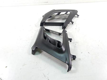 2013 Ducati Diavel Red Carbon Fiber Radiator Shroud Cover Set 48013731A {{ shop.shopifyCountryName }} - Mototech271