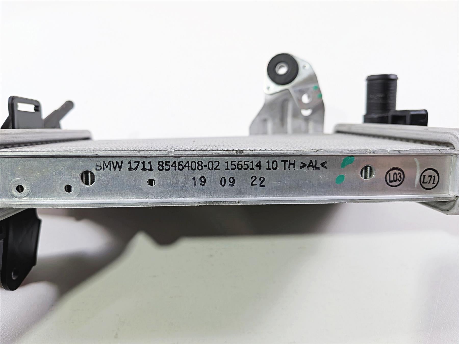 2023 BMW R1250RT RTP K52 Left Coolant Radiator - Broken Tab - Bent 17118546408 {{ shop.shopifyCountryName }} - Mototech271