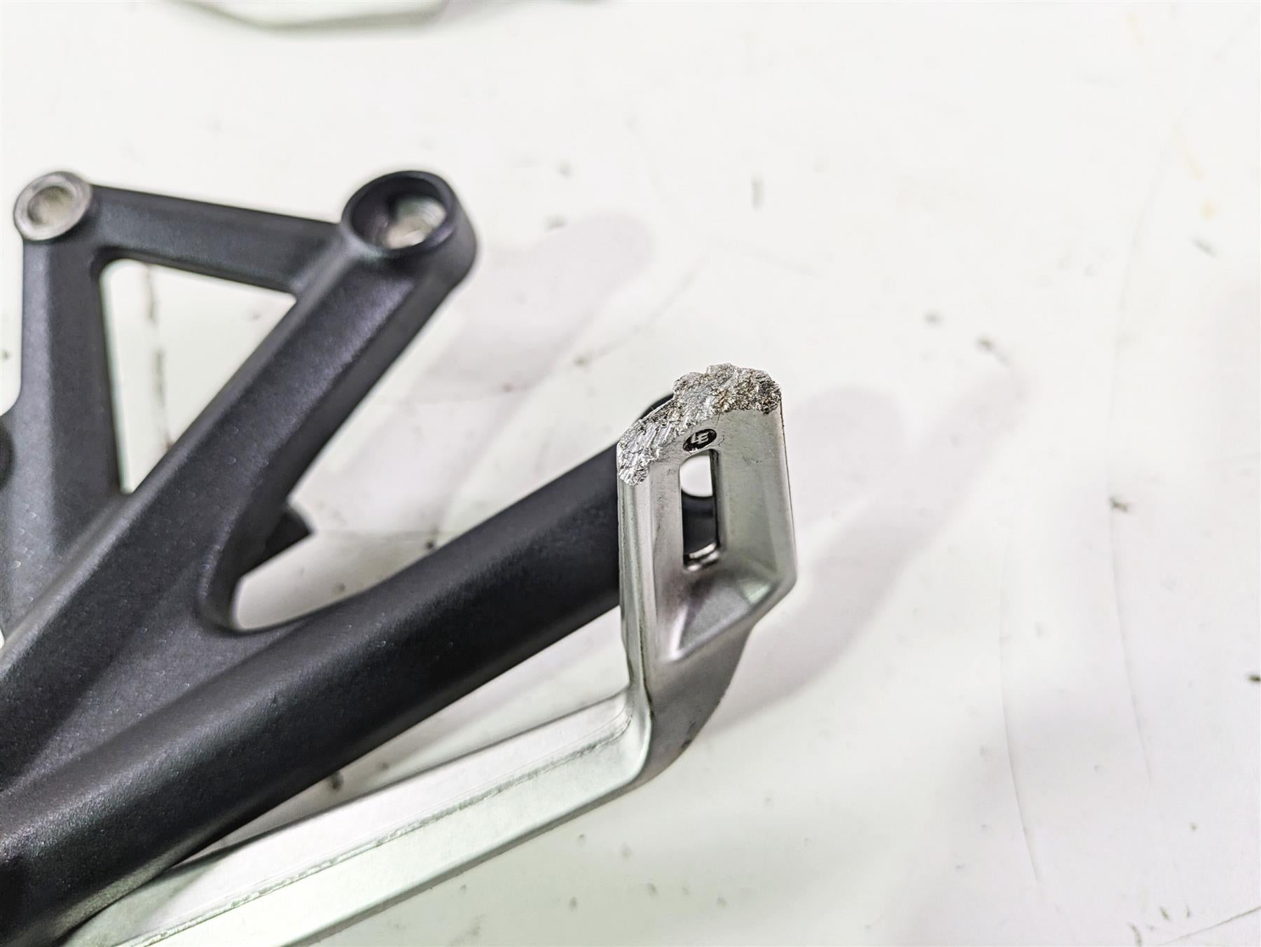 2012 Triumph Daytona 675 Right Rider Footpeg & Brake Pedal Set T2082056 T2082056 {{ shop.shopifyCountryName }} - Mototech271