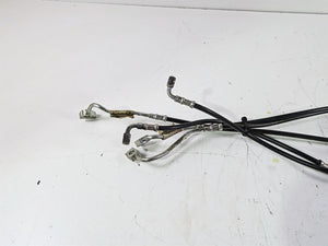 2015 Harley Touring FLHTKL E -Glide Low Front Abs Brake Line Hose Set 41800544 | Mototech271