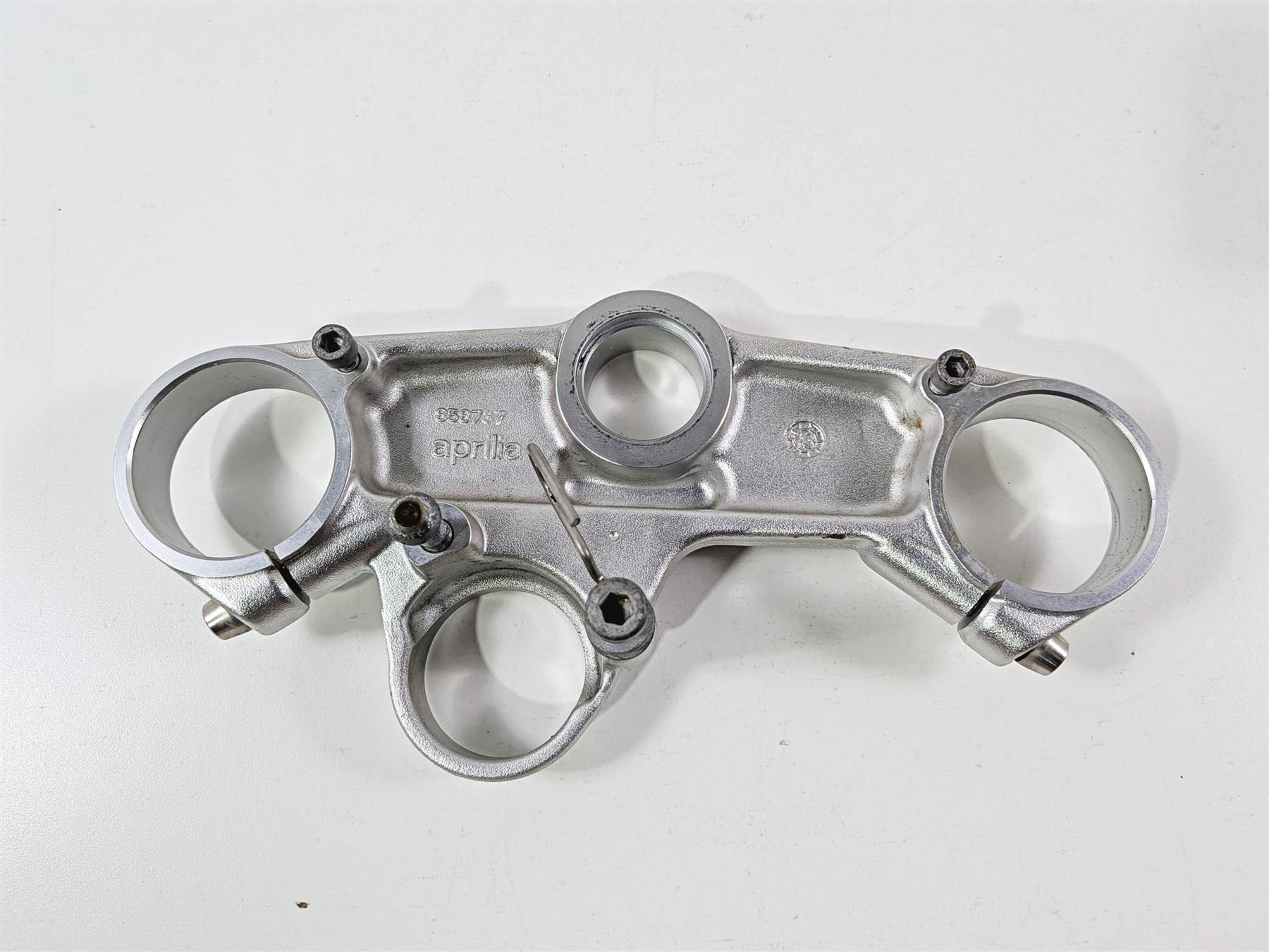 2014 Aprilia RSV4 RR Factory Upper Triple Tree Steering Clamp Ohlins 858737 {{ shop.shopifyCountryName }} - Mototech271