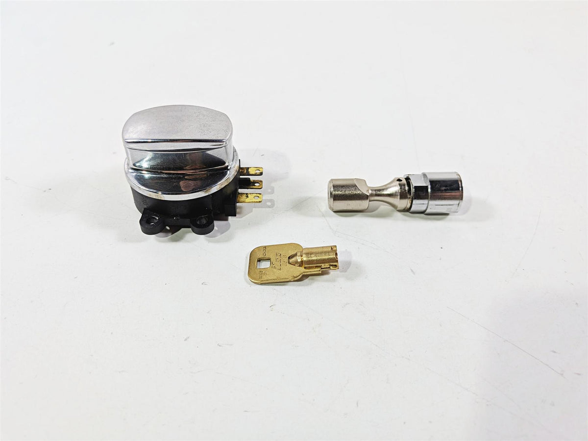 2005 Harley Softail FLSTFSE CVO Fat Boy Ignition Switch Steering Key Lock Set 71450-04-Mototech271