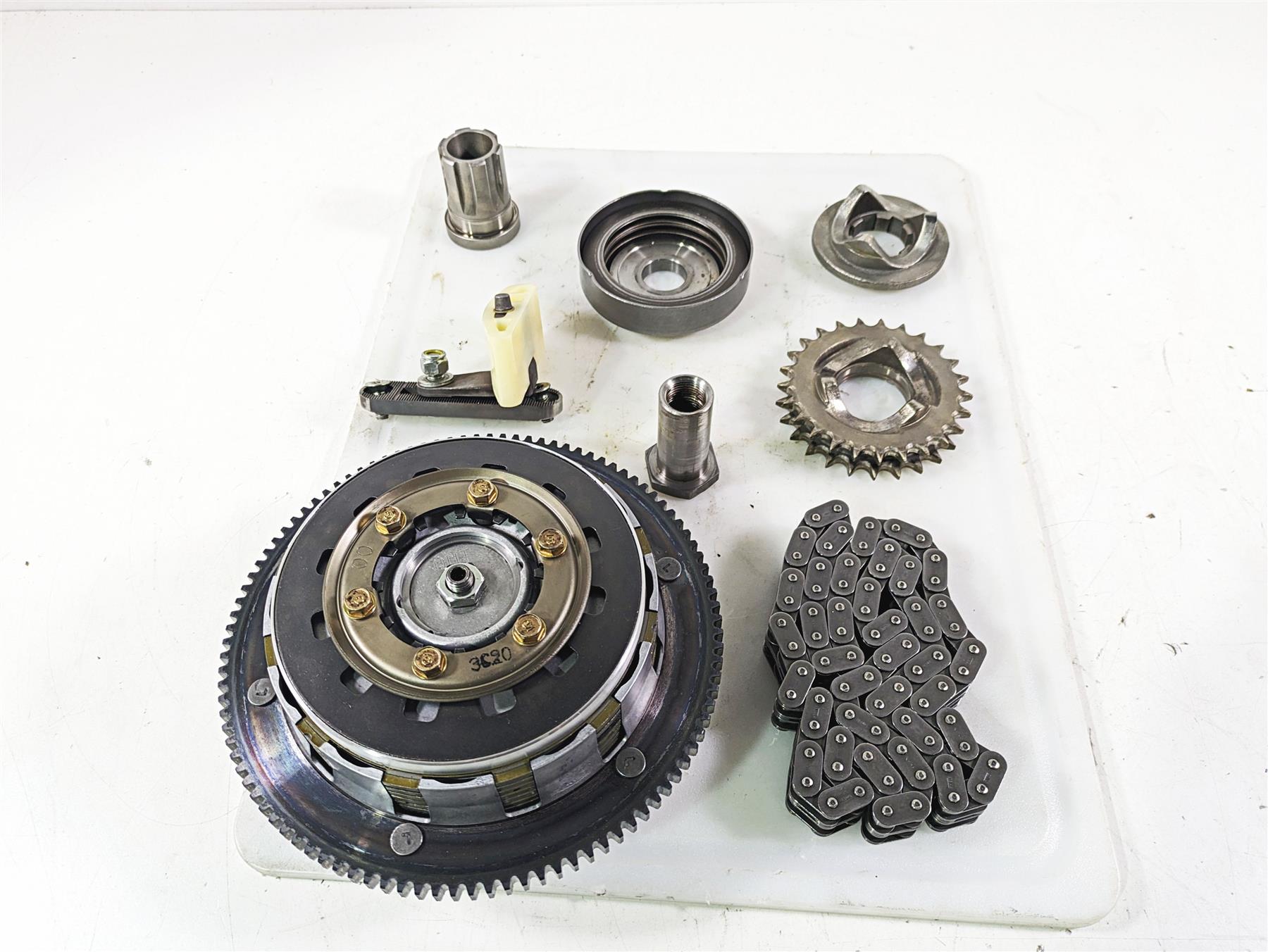 2003 Harley Touring FLHTCUI 100TH E-Glide Primary Drive Clutch Kit 37802-98B {{ shop.shopifyCountryName }} - Mototech271