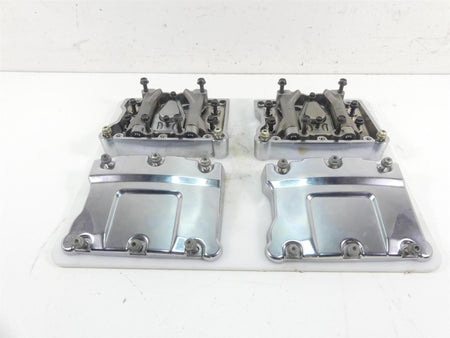 2011 Harley Touring FLTRU Road Glide Rocker Box Valve Cover Set 17571-99 {{ shop.shopifyCountryName }} - Mototech271