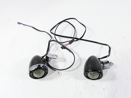 2018 Harley Softail FXFBS Fat Bob Front Led Turn Signal Set - Read PB-BR-AW-57 {{ shop.shopifyCountryName }} - Mototech271