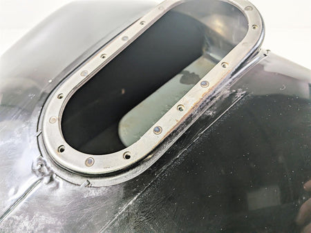 2004 Harley Touring FLTRI Road Glide Fuel Gas Petrol Tank Black Silver 61356-03-Mototech271