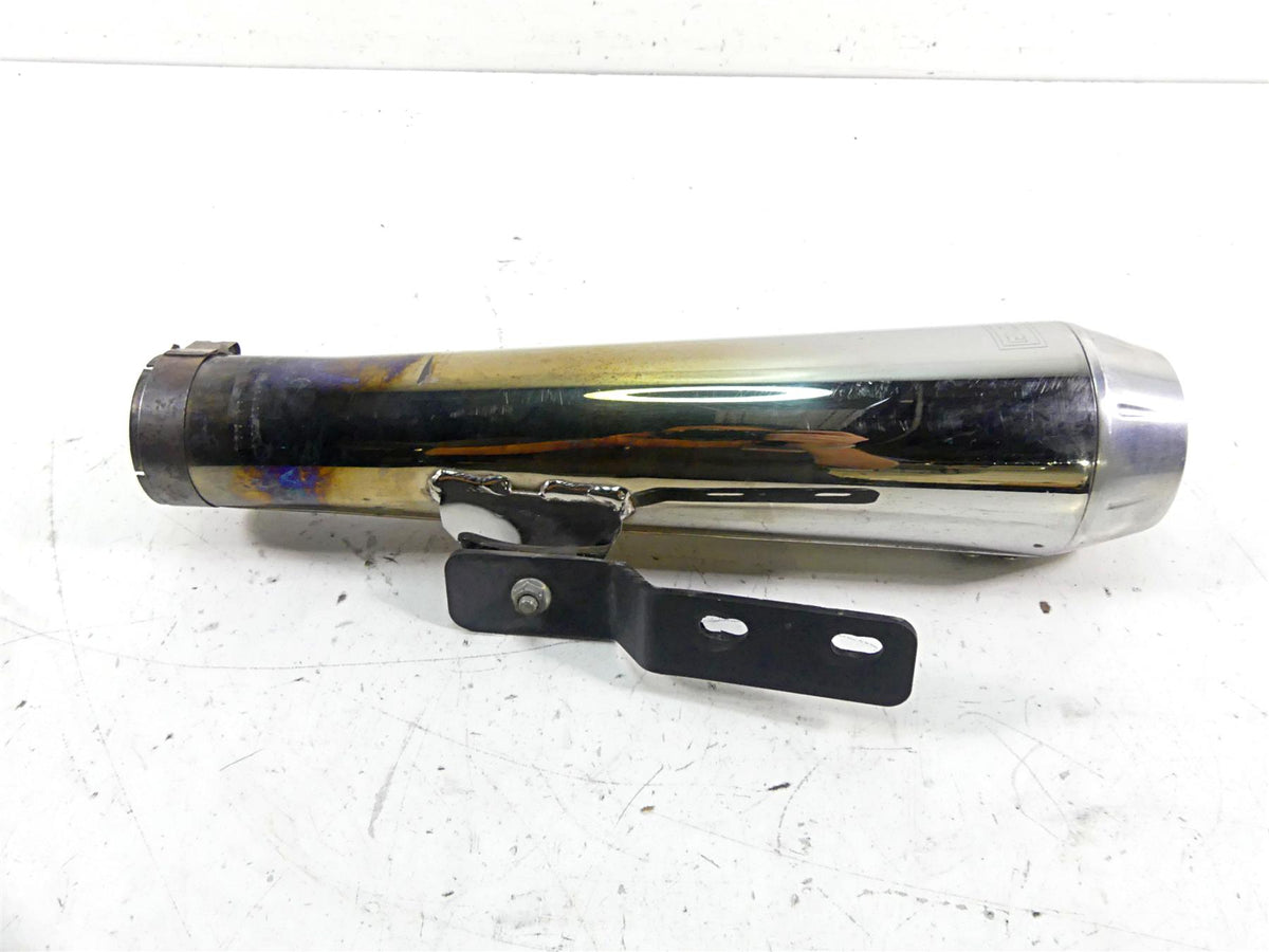 2011 Harley Softail FLSTF Fat Boy Bassani Slip On Exhaust Muffler Pipe 12112J {{ shop.shopifyCountryName }} - Mototech271