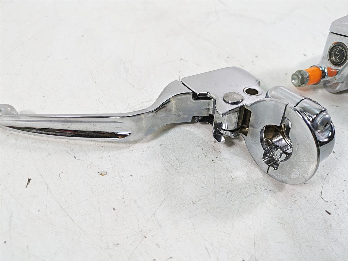 2010 Harley Touring FLHTCU Electra Glide Chrome Brake Clutch Lever Set 44551-08F {{ shop.shopifyCountryName }} - Mototech271