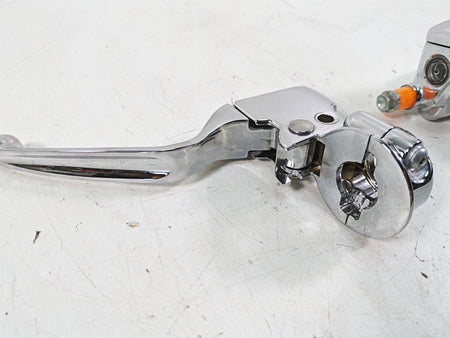 2010 Harley Touring FLHTCU Electra Glide Chrome Brake Clutch Lever Set 44551-08F {{ shop.shopifyCountryName }} - Mototech271