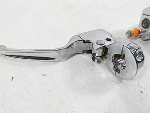 2010 Harley Touring FLHTCU Electra Glide Chrome Brake Clutch Lever Set 44551-08F | Mototech271