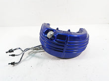 Load image into Gallery viewer, 2009 Harley FXCWC Softail Rocker C Oil Tank &amp; Lines Flame Blue Pearl 62557-08 | Mototech271
