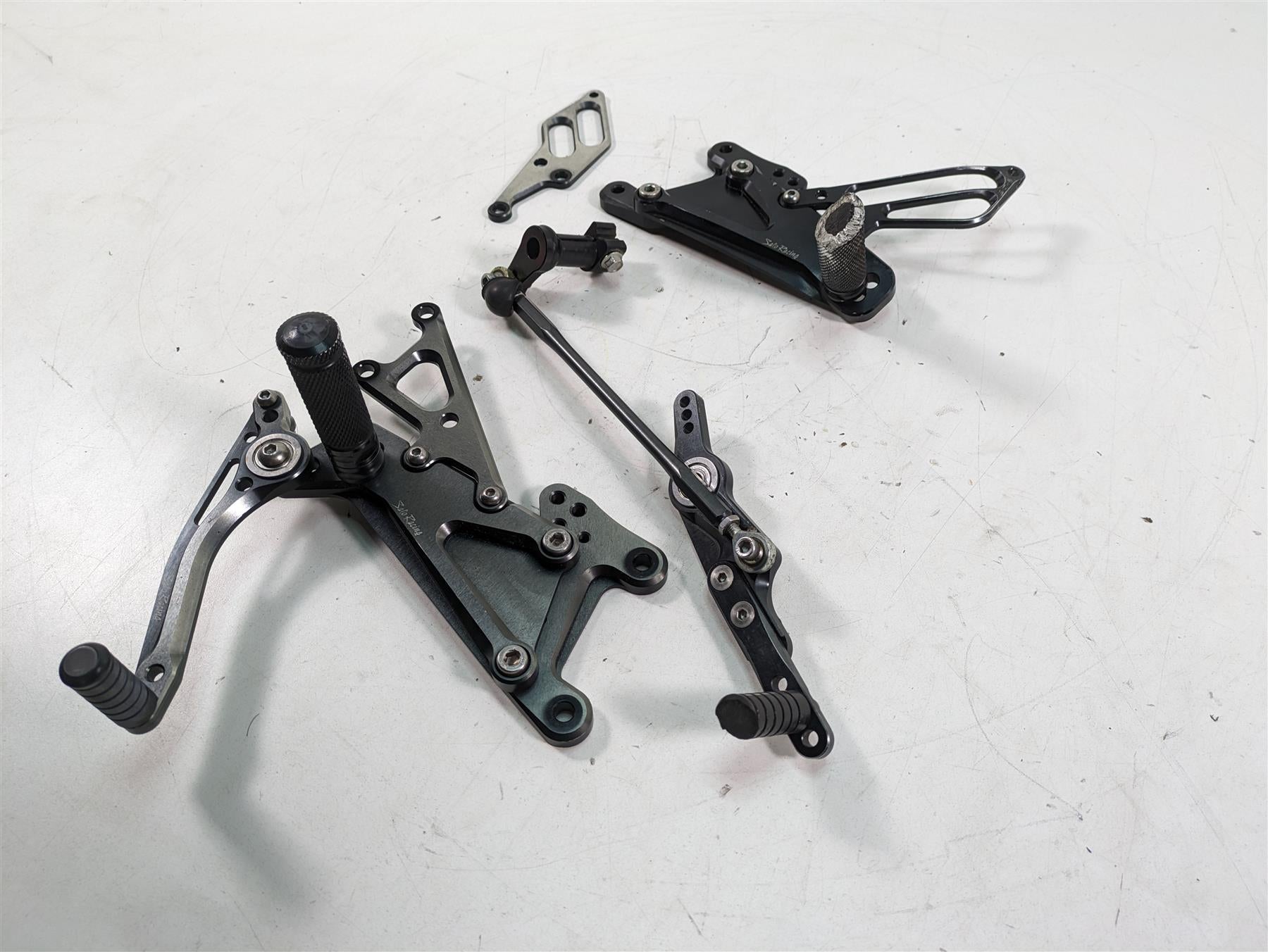 2007 Yamaha R1 YZFR1 Sato Racing Rear Set Footpeg Set -Read Y-R107RS-BK {{ shop.shopifyCountryName }} - Mototech271