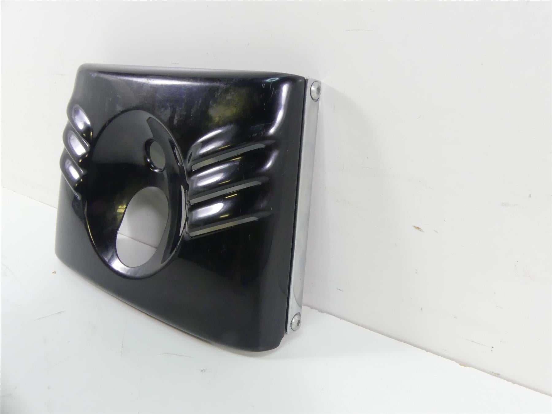 2015 Harley FLS Softail Slim Black Head Lamp Fork Cover Cowl Set 45900032 {{ shop.shopifyCountryName }} - Mototech271