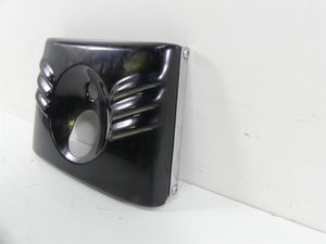 2015 Harley FLS Softail Slim Black Head Lamp Fork Cover Cowl Set 45900032