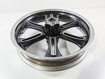 2013 Victory Vision Tour Straight Black Front Wheel Rim 18x3.5 1521383 {{ shop.shopifyCountryName }} - Mototech271