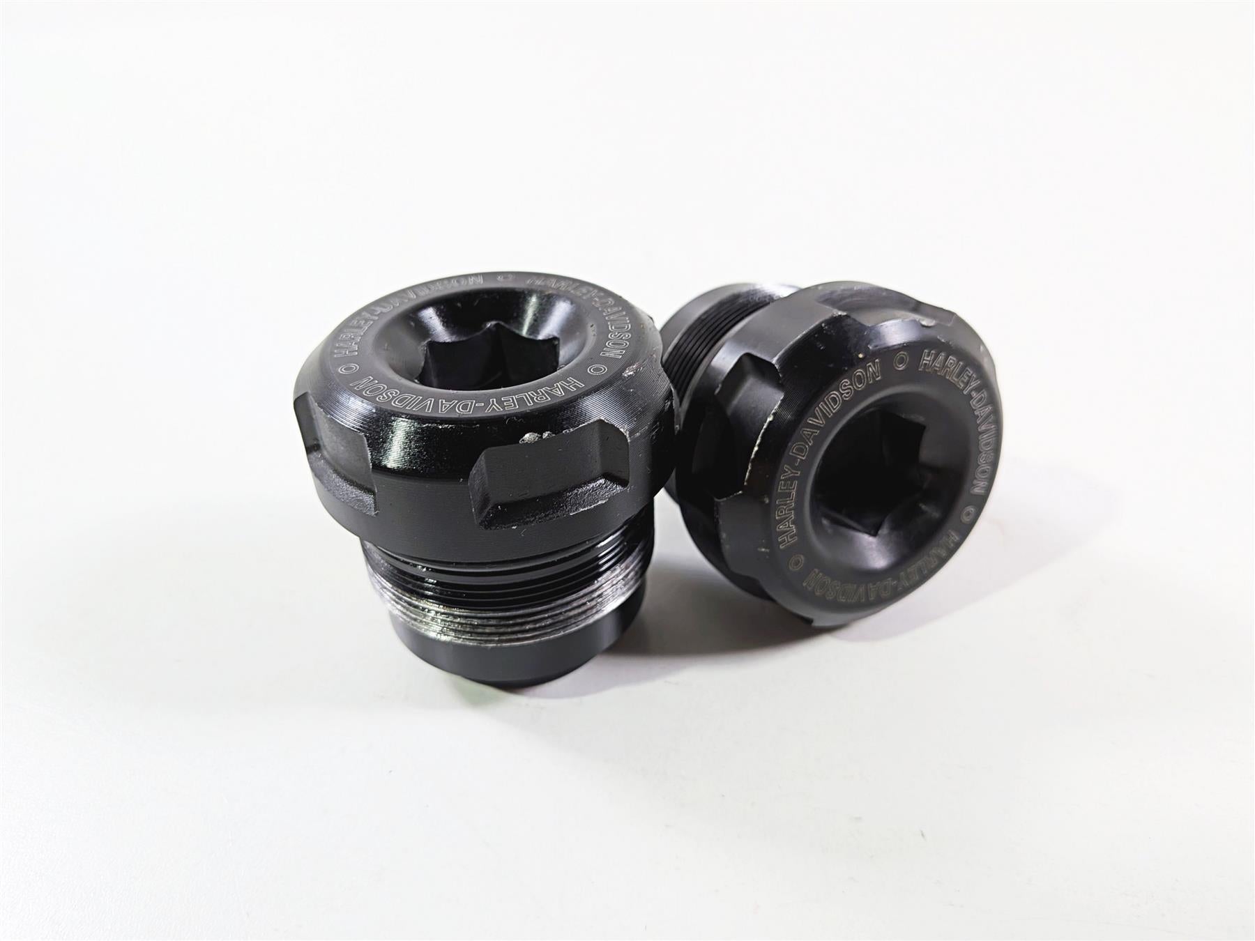 2024 Harley Softail FXLRST Low Rider Fork Tube Top Caps Nut Bolts Set 45500395 {{ shop.shopifyCountryName }} - Mototech271