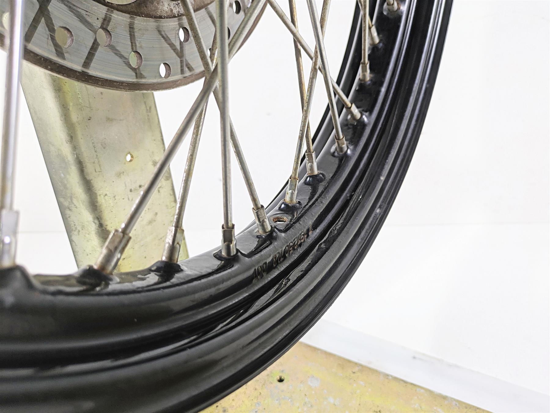 2010 Harley Dyna FXDB Street Bob 19x2.5 Front Wheel Spoke Rim - Runout 41425-09 {{ shop.shopifyCountryName }} - Mototech271