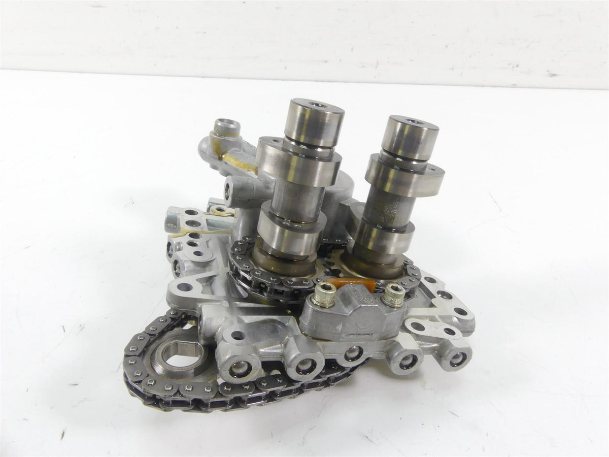 2009 Harley FXDL Dyna Low Rider Cam Shaft Mount Oil Pump Set 25358-06 24608-07A {{ shop.shopifyCountryName }} - Mototech271
