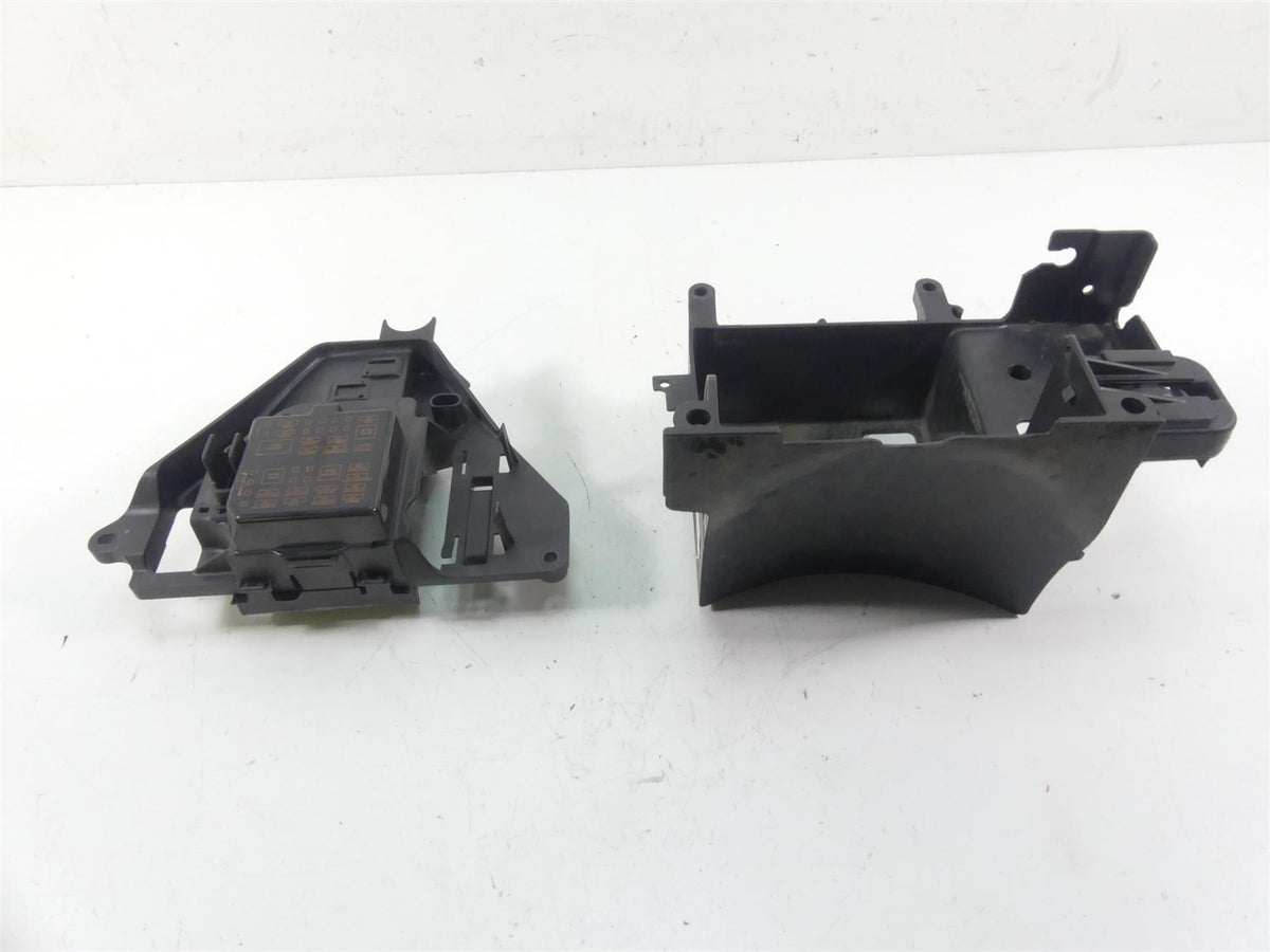 2012 Harley Touring FLHTP Electra Glide Battery Tray Electric Holders 66281-09B {{ shop.shopifyCountryName }} - Mototech271