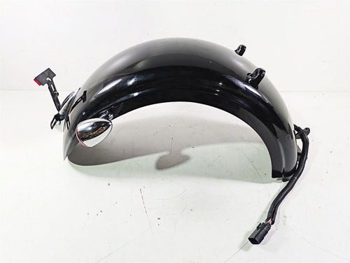 2009 Harley FXCWC Softail Rocker Rear Fender Vivid Black - Read 60132-08A | Mototech271