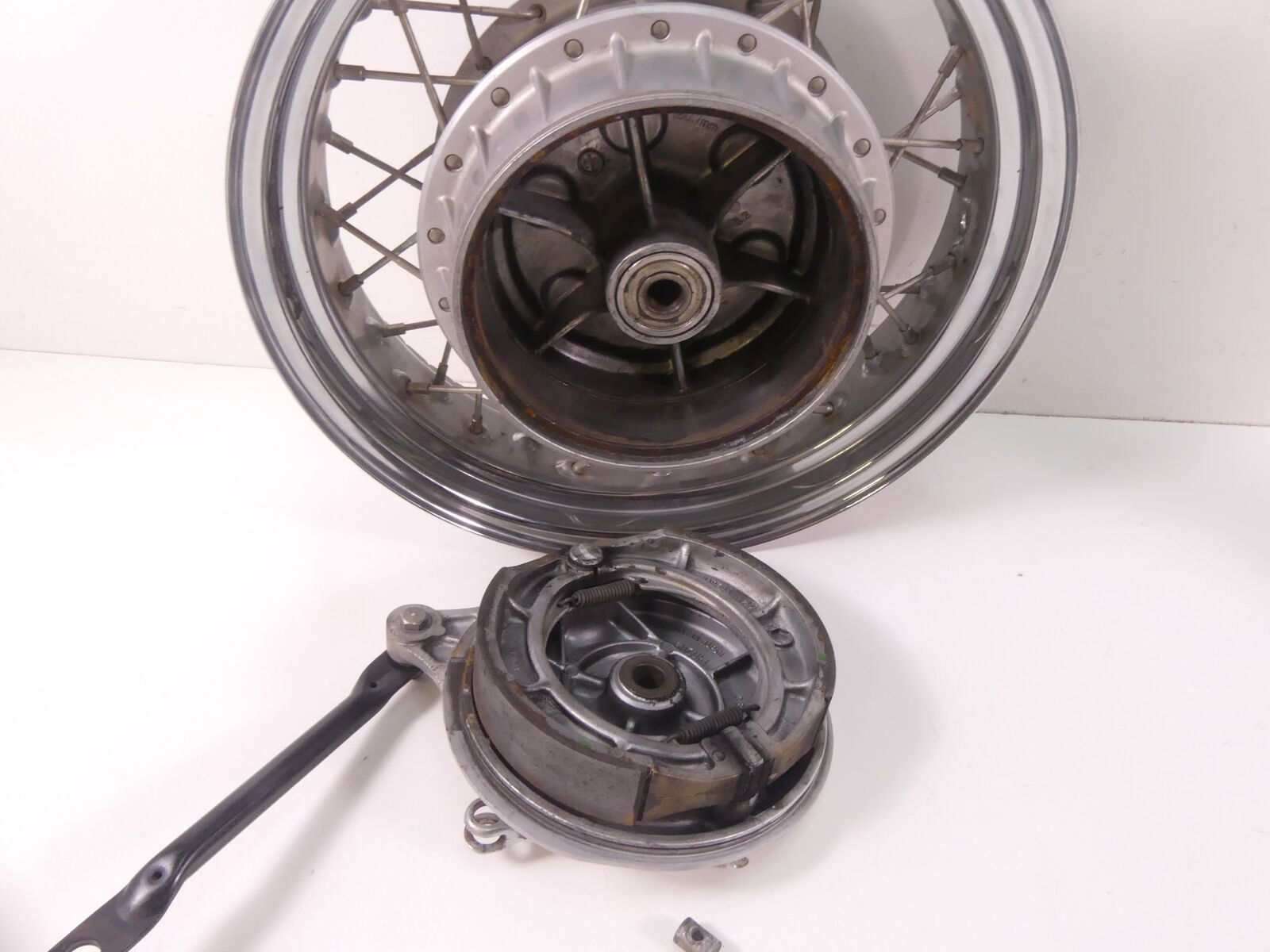 2007 Suzuki VL800 C50 Boulevard Straight Rear 15x4 Spoke Wheel Rim 65311-41F00 {{ shop.shopifyCountryName }} - Mototech271