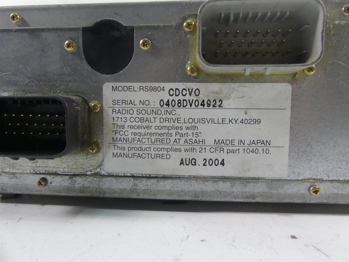 2005 Harley Touring CVO FLHTC SE Electra Glide Radio Stereo Audio 76202-04A {{ shop.shopifyCountryName }} - Mototech271