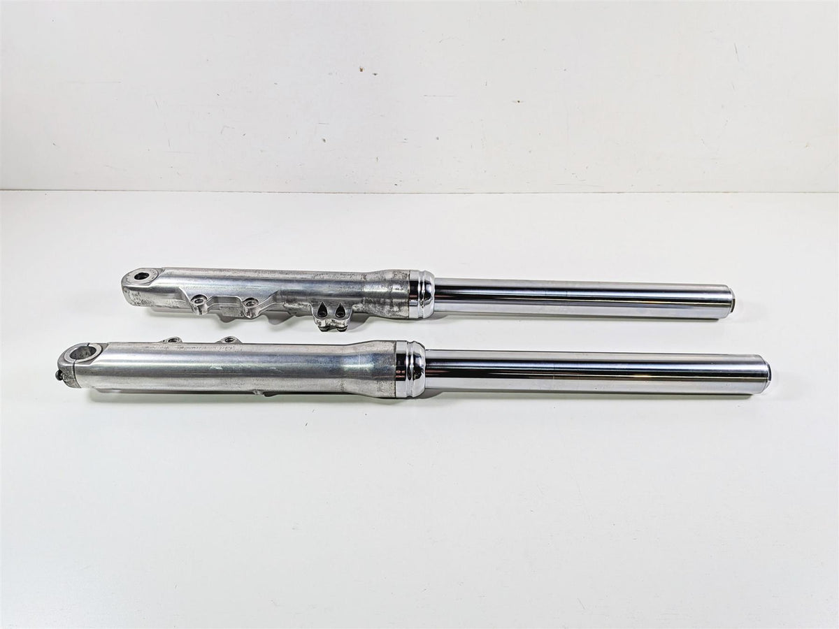 2014 Harley FXDL Dyna Low Rider Dual Brake Front Fork Leg Set 49mm Read 45400052 {{ shop.shopifyCountryName }} - Mototech271