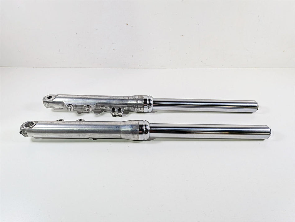 2014 Harley FXDL Dyna Low Rider Dual Brake Front Fork Leg Set 49mm Read 45400052 {{ shop.shopifyCountryName }} - Mototech271