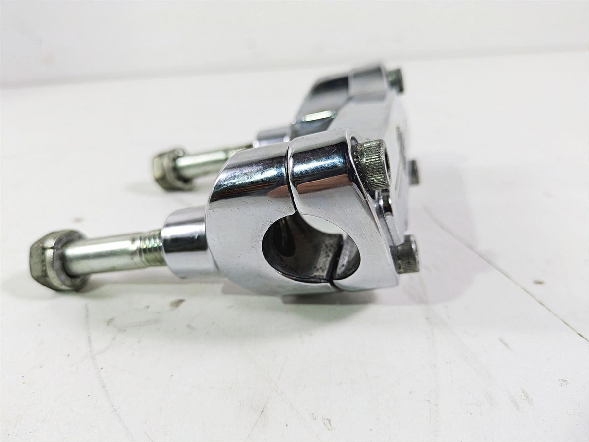 2008 Harley FLSTC 105TH Softail Heritage Handlebar Riser Holder Set 56567-86B {{ shop.shopifyCountryName }} - Mototech271