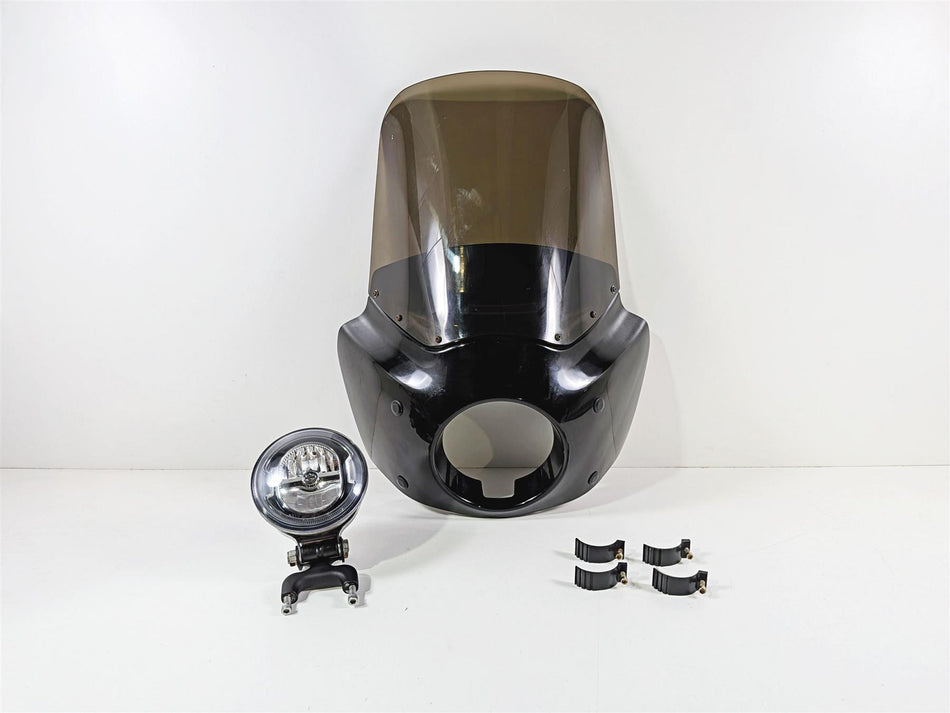 2024 Harley FXLRS Dyna Low Rider Headlight + Fairing Visor & Mount 67700345A-Mototech271