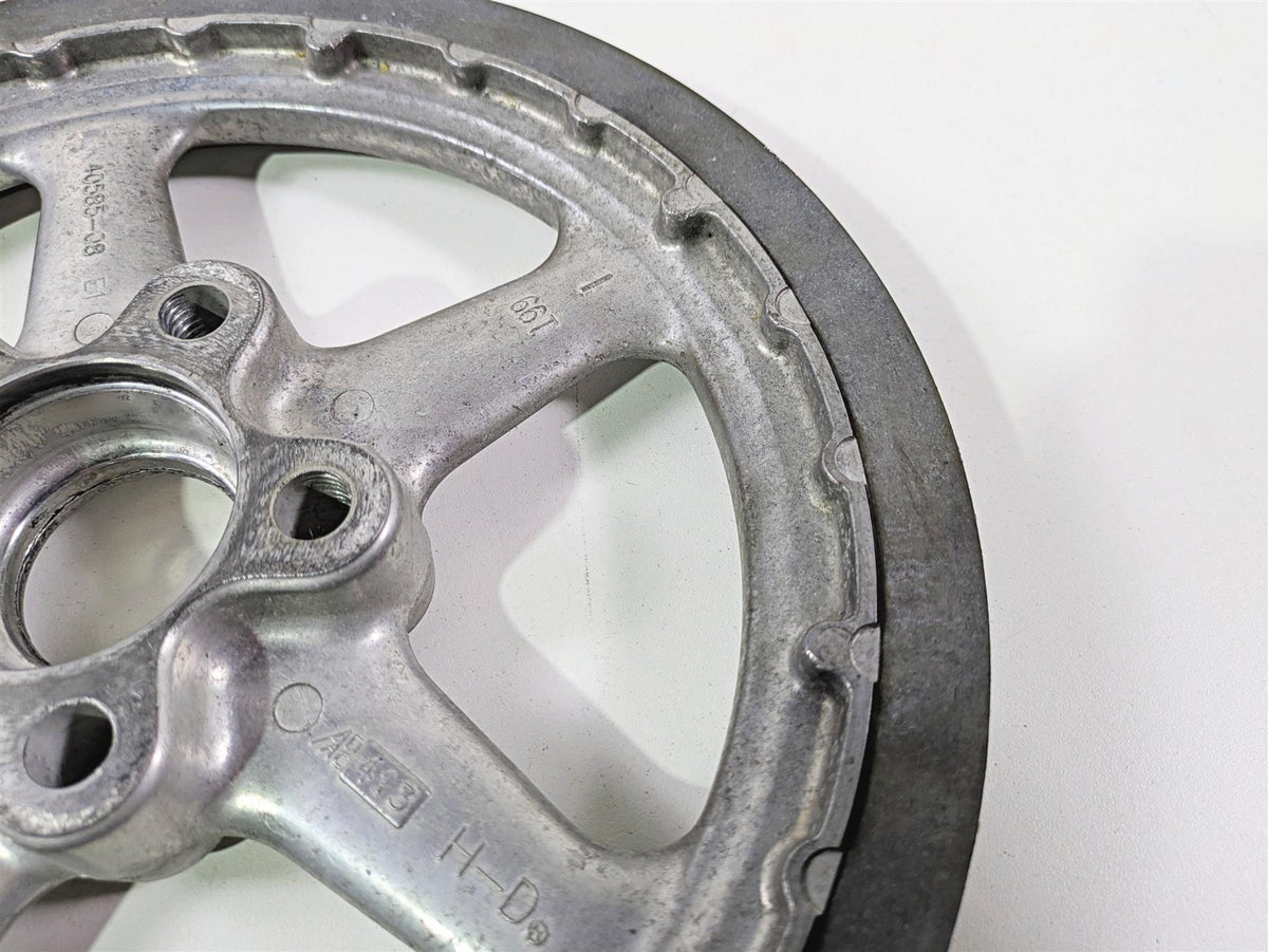 2008 Harley FXCWC Softail Rocker Rear Drive Belt Pulley 66T 1" 40585-08 {{ shop.shopifyCountryName }} - Mototech271
