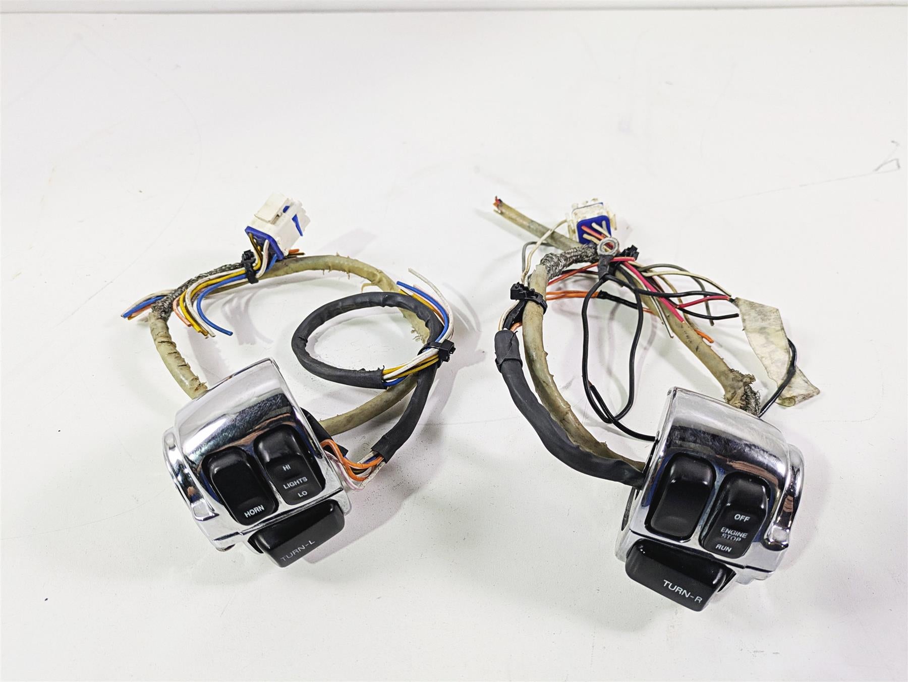 2002 Big Dog Pitbull Left Right Hand Chrome Control Switch Set Harley Style {{ shop.shopifyCountryName }} - Mototech271