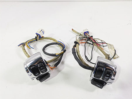 2002 Big Dog Pitbull Left Right Hand Chrome Control Switch Set Harley Style {{ shop.shopifyCountryName }} - Mototech271