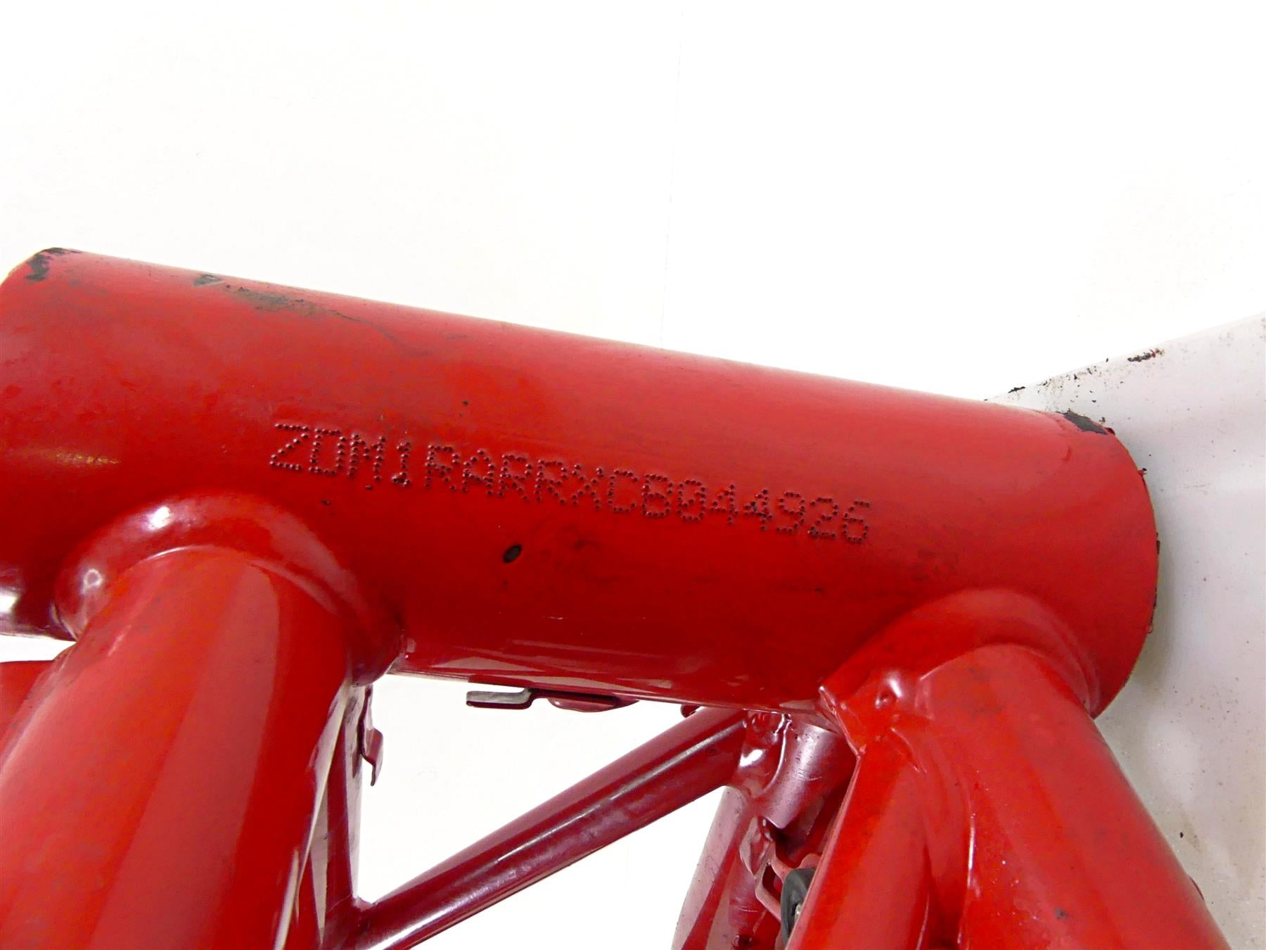 2012 Ducati Monster 1100 EVO Straight Red Main Frame Chassis 47021965AA {{ shop.shopifyCountryName }} - Mototech271