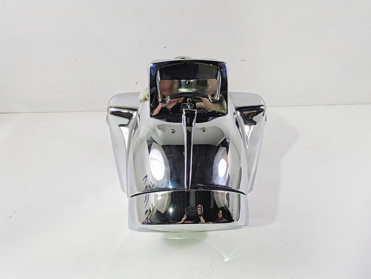 1998 Harley Touring FLHRCI Road King Chrome Headlight Nacelle Cover Set 67924-06 {{ shop.shopifyCountryName }} - Mototech271