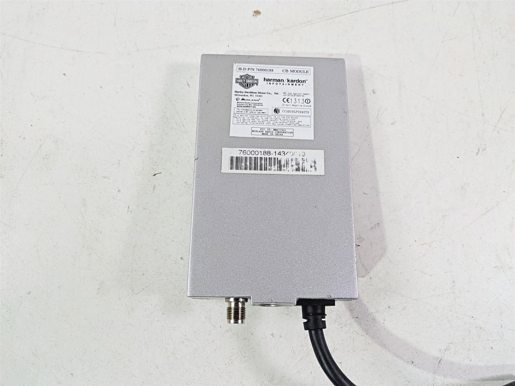 2015 Harley Touring FLHTKL Electra Glide Cb Module Unit Ecu 76000188 {{ shop.shopifyCountryName }} - Mototech271