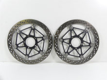 Load image into Gallery viewer, 2010 Ducati Streetfighter 1098 S Front Brake Rotor Disc Set 49241021A 49240891A
